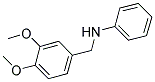 N-(3,4-二甲氧基苄基)苯胺结构式