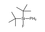 [ditert-butyl(fluoro)silyl]phosphane Structure