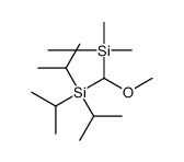 [methoxy(trimethylsilyl)methyl]-tri(propan-2-yl)silane结构式