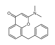 8-benzyl-2-(dimethylamino)chromen-4-one结构式