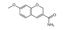 7-methoxy-2H-chromene-3-carboxamide Structure