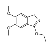 5,6-dimethoxy-3-ethoxy-1H-isoindol Structure