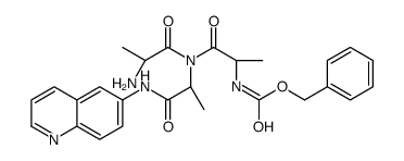 6-(N-Carbobenzoxy-alanyl-alanyl-alanylamido)quinoline Structure