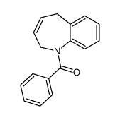 1-benzoyl-2,5-dihydro-1H-1-benzazepine结构式