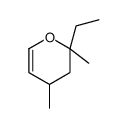 2-ethyl-2,4-dimethyl-3,4-dihydropyran Structure