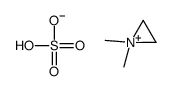 1,1-dimethylaziridinium hydrogen sulphate结构式