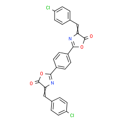 2,2'-(1,4-phenylene)bis[4-[(4-chlorophenyl)methylene]oxazol-5(4H)-one] picture