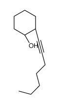 (1R,2S)-2-hept-1-ynylcyclohexan-1-ol结构式