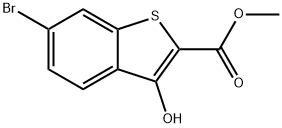 6-Bromo-3-hydroxy-benzo[b]thiophene-2-carboxylic acid methyl ester结构式