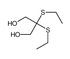 2,2-bis(ethylsulfanyl)propane-1,3-diol Structure