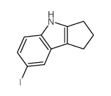 7-Iodo-1,2,3,4-tetrahydrocyclopenta[b]indole结构式