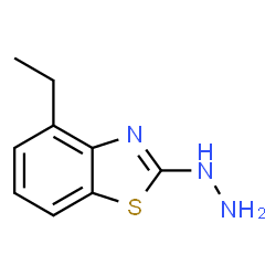 4-ETHYL-2(3H)-BENZOTHIAZOLONE HYDRAZONE Structure
