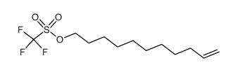 undec-10-enyl trifluoromethanesulfonate结构式