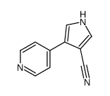 4-(4-PYRIDINYL)-1H-PYRROLE-3-CARBONITRILE Structure