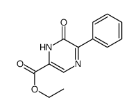 ethyl 6-oxo-5-phenyl-1H-pyrazine-2-carboxylate结构式