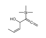 3-trimethylsilylhepta-1,2,5-trien-4-ol结构式