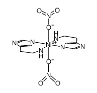 nickel(II) bis(histamine)dinitrate Structure