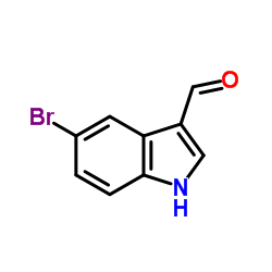 5-溴吲哚-3-甲醛结构式