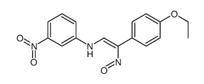 N-[2-(4-ethoxyphenyl)-2-nitrosoethenyl]-3-nitroaniline Structure