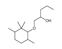 1-(2,2,3,6-tetramethylcyclohexyl)oxypentan-2-ol Structure
