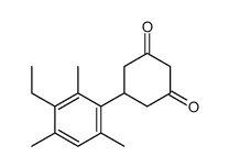 5-(3-ethyl-2,4,6-trimethylphenyl)cyclohexane-1,3-dione Structure