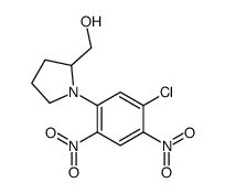 [1-(5-chloro-2,4-dinitrophenyl)pyrrolidin-2-yl]methanol结构式