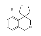 5'-BROMO-2',3'-DIHYDRO-1'H-SPIRO[CYCLOPENTANE-1,4'-ISOQUINOLINE]结构式