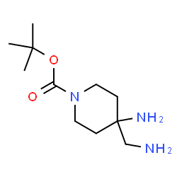 Tert-butyl(4-aminotetrahydro-2H-pyran-4-yl)methylcarbamate结构式