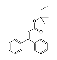 2-methylbutan-2-yl 3,3-diphenylprop-2-enoate Structure