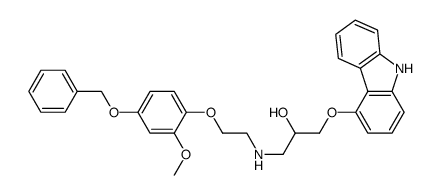 4'-BENZYLOXY-CARVEDILOL结构式