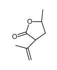 (3R,5S)-5-methyl-3-prop-1-en-2-yloxolan-2-one结构式