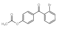 4-ACETOXY-2'-BROMOBENZOPHENONE结构式