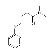 N,N-dimethyl-4-phenylsulfanylbutanamide结构式