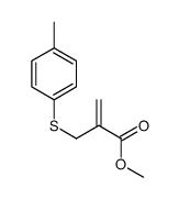 methyl 2-[(4-methylphenyl)sulfanylmethyl]prop-2-enoate结构式