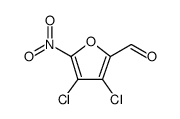 3,4-DICHLORO-5-NITROFURAN-2-CARBALDEHYDE结构式