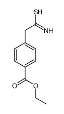 ethyl 4-(2-amino-2-sulfanylideneethyl)benzoate结构式