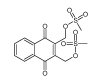 [3-(methylsulfonyloxymethyl)-1,4-dioxonaphthalen-2-yl]methyl methanesulfonate Structure