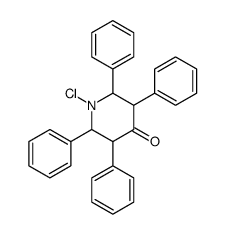 1-chloro-2,3,5,6-tetraphenylpiperidin-4-one Structure