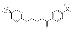5-(5,5-DIMETHYL-1,3-DIOXAN-2-YL)-4'-TRIFLUOROMETHYLVALEROPHENONE picture