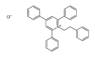 2,4,6-triphenyl-1-(2-phenylethyl)pyridin-1-ium,chloride结构式