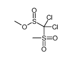 methyl dichloro(methylsulfonyl)methanesulfinate结构式