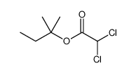 2-methylbutan-2-yl 2,2-dichloroacetate Structure