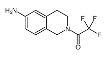 Ethanone, 1-(6-amino-3,4-dihydro-2(1H)-isoquinolinyl)-2,2,2-trifluoro Structure