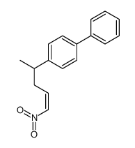 1-(5-nitropent-4-en-2-yl)-4-phenylbenzene结构式