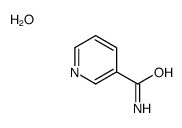 pyridine-3-carboxamide,hydrate Structure