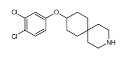 9-(3,4-dichlorophenoxy)-3-azaspiro[5.5]undecane结构式