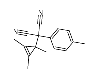(1,2,3-trimethylcyclopropenyl)(p-methylphenyl)malononitrile结构式