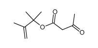 acetoacetic acid-(1,1,2-trimethyl-allyl ester) Structure