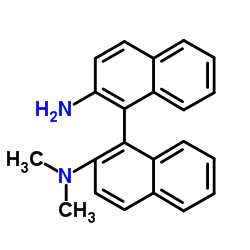 (S)-N,N-二甲基-1,1'-联萘胺结构式