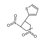 2-[(2S,3S)-1,3-dinitropentan-2-yl]thiophene Structure